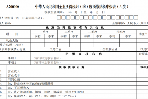 企業所得稅季報申報詳細流程